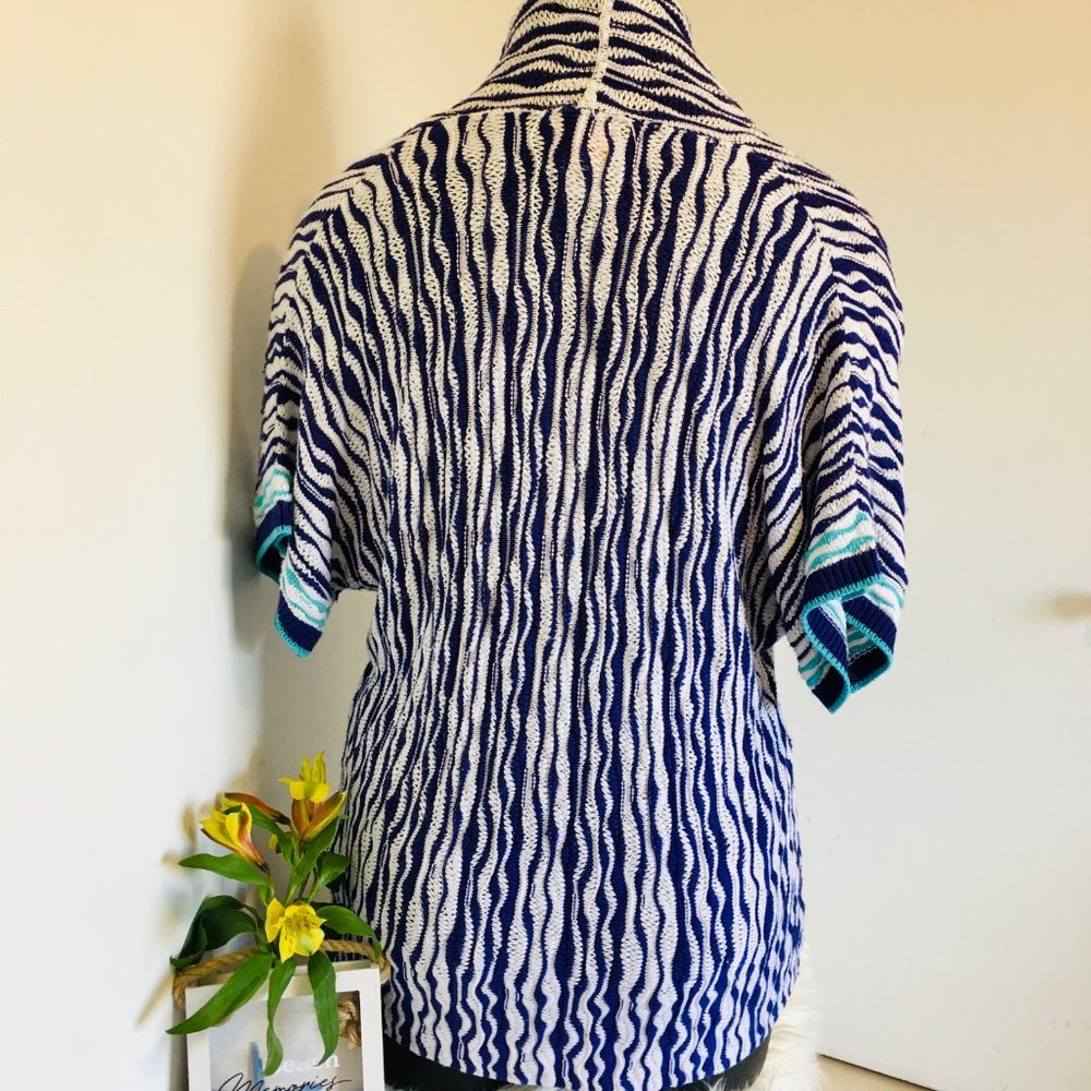 Ruby Rd. Blue & White Beach Cover Up - Picture 3 of 7